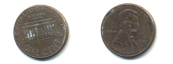 США 1 ЦЕНТ 2003 D ЛИНКОЛЬН KM 201b цинк плакированный медью 179-551