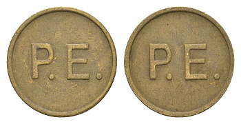 Германия жетон P.E. ND латунь 4636-1012