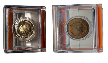 ФРГ 5 евро 2018 F, субтропическая зона земли, в оригинальной упаковке KM 370 биметалл  PROOF  1-3-1-08