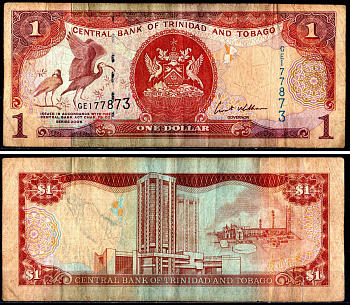 Тринидад и Тобаго 1 доллар 2006 Pick 46 бумага 3295-64-2-1